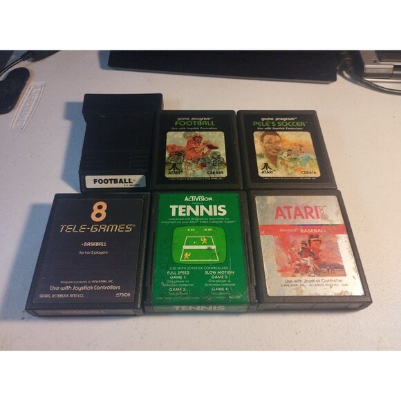 Atari 2600 Lot Of Sports Games - Tested & Work - Picture 1 of 3